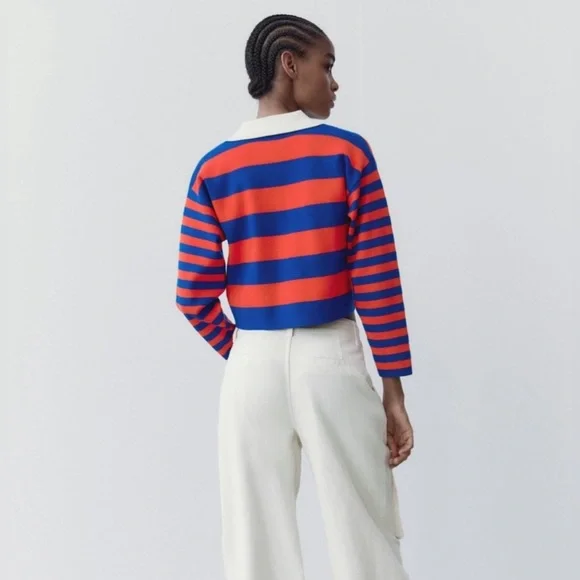 Zara striped knit cardigan - Picture 2 of 10